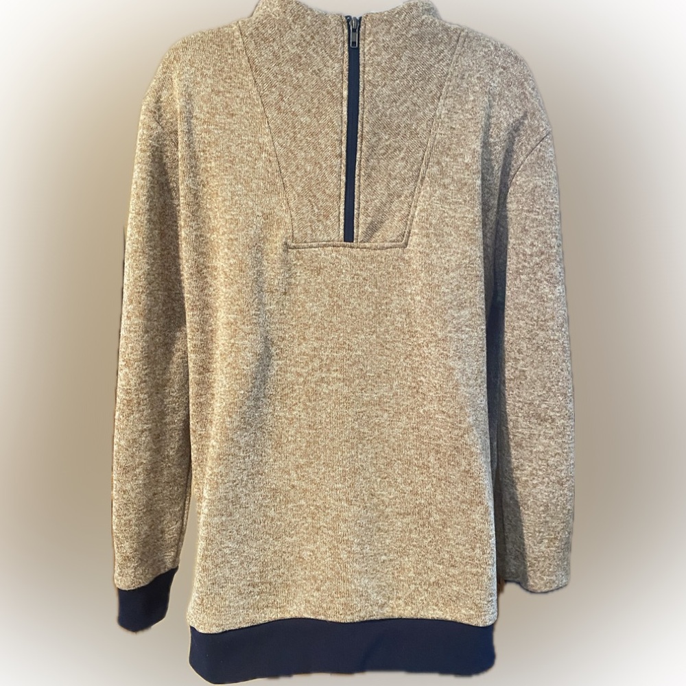 Serra Men 1/4 Zip Sweater Sweatshirt Size Adult XL Long Sleeve Cozy Soft